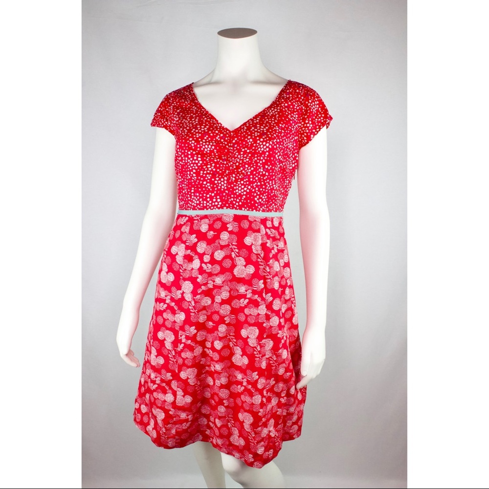 Boden Women’s Hopscotch Cotton Cap Sleeve Dress